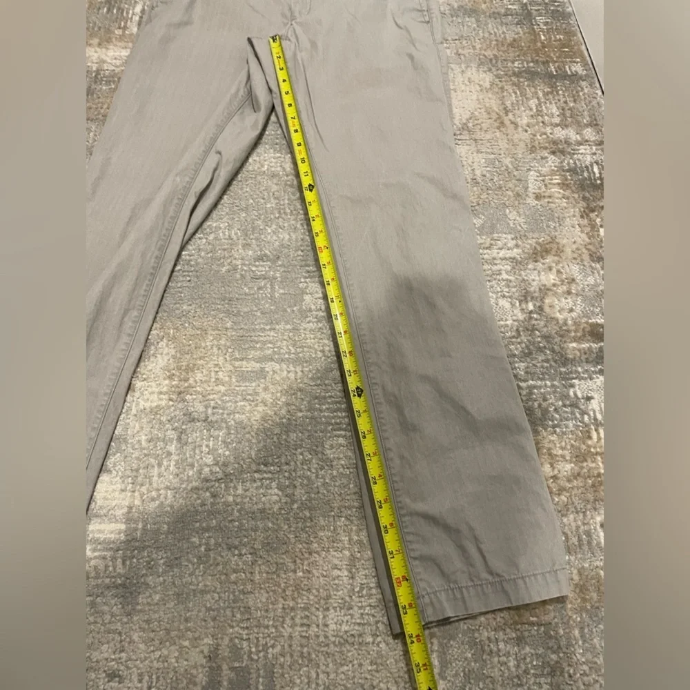 Banana Republic Aiden Pants Chino Stretch 100% Cotton Size 35 x 36 Casual Office